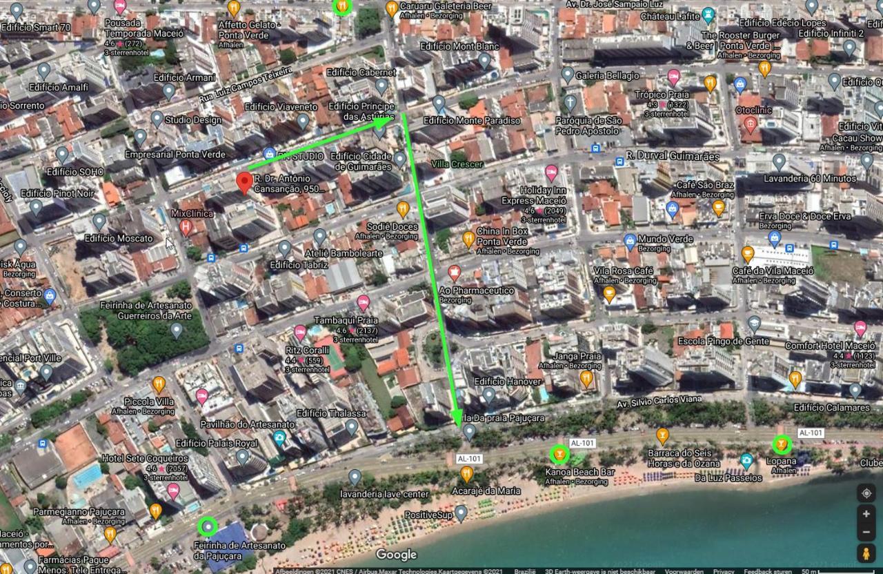 Apartamento Den Oude Home, A Poucos Metros Da Da Ponta Maceió